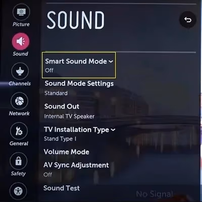 Lg Tv Smart Sound Mode
