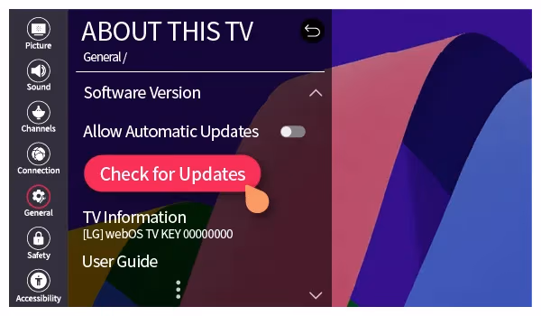 Lg Tv Check For Updates