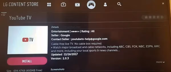 Lg Tv Lg Content Store Youtube Tv