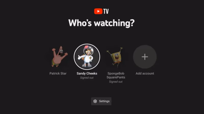 Youtube Tv Profiles & Accounts