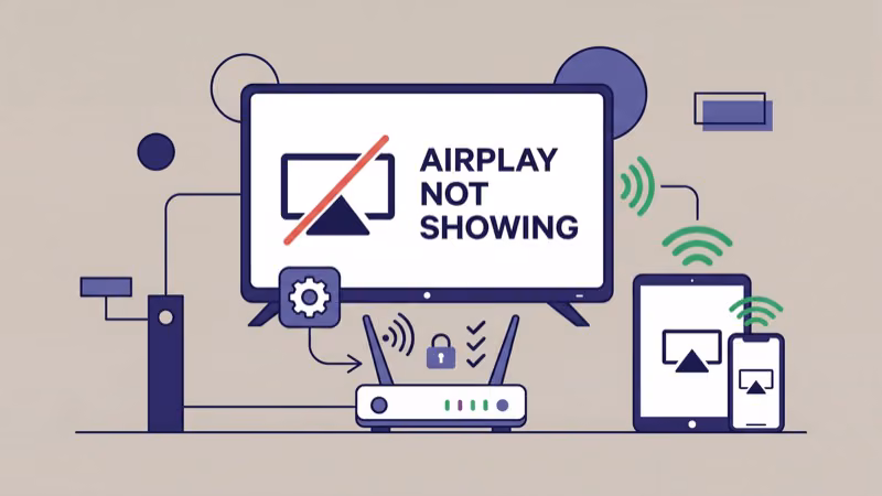 Router settings that block AirPlay including AP isolation and VLANs