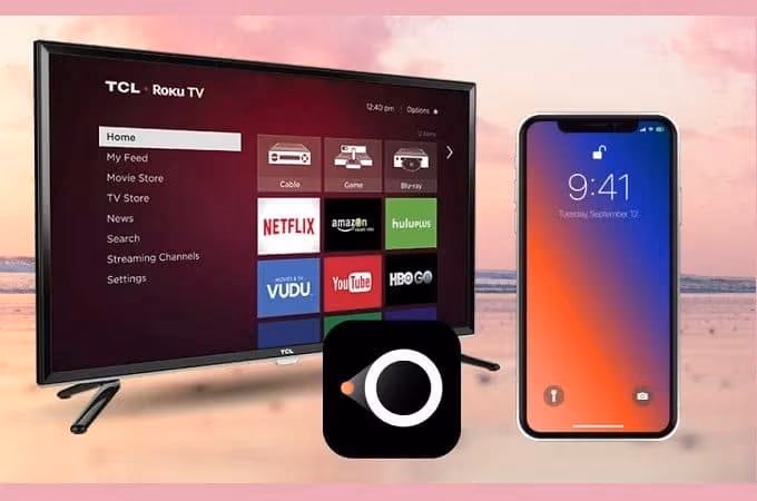 Use LetsView and Mirror Android to Roku 