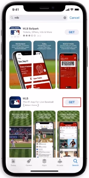 Download Mlb In App Store
