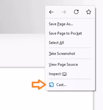 Mozilla Firefox Cast