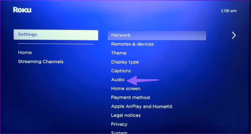 Roku Tv Settings Audio