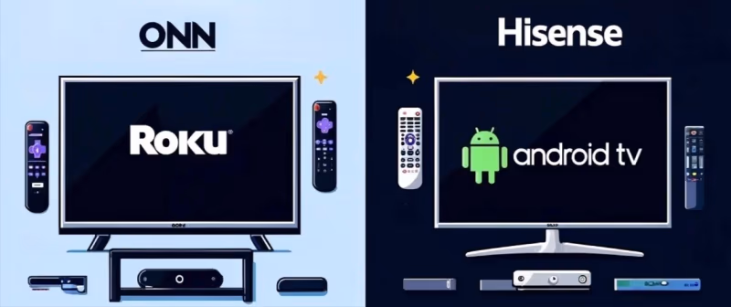 Onn Vs Hisense Smart Tv & Streaming