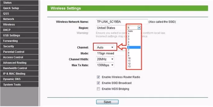 Change Router Wifi Channel