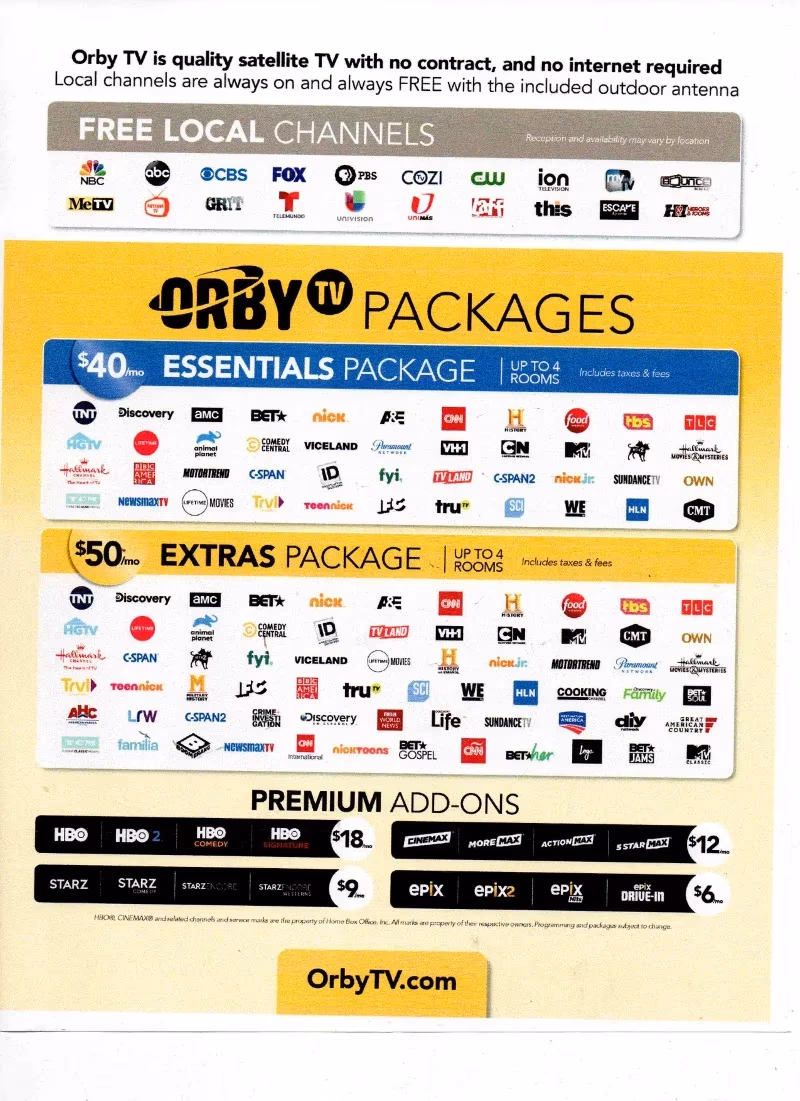 Orby Tv Channel Lineups