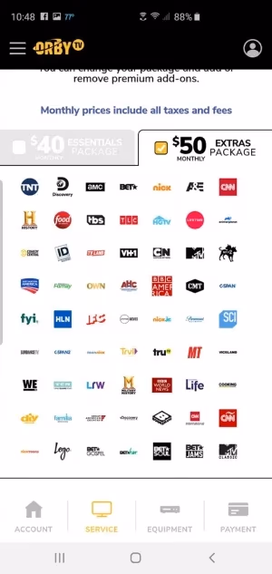 Orby Tv Plans, Packages And Prices