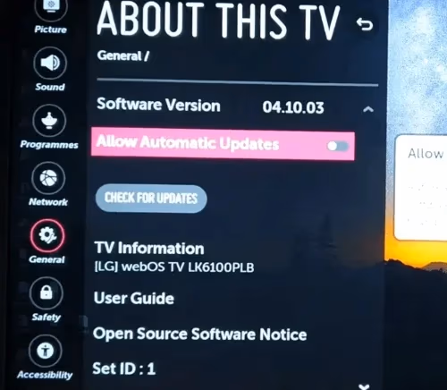 Lg Tv Software Version