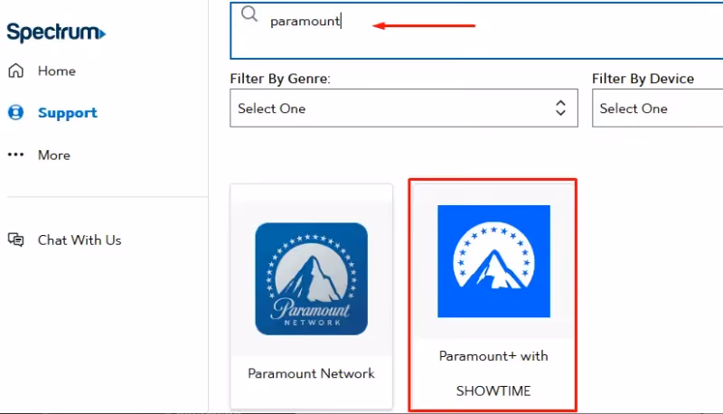 Getting Paramount Plus On Connected Spectrum Tv 1