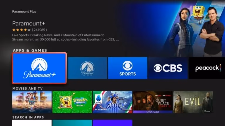 Install Paramount Plus On Firestick