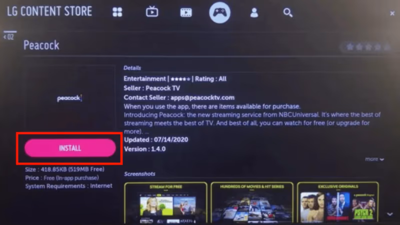 Downloading The Peacock App On An Lg Smart Tv 2