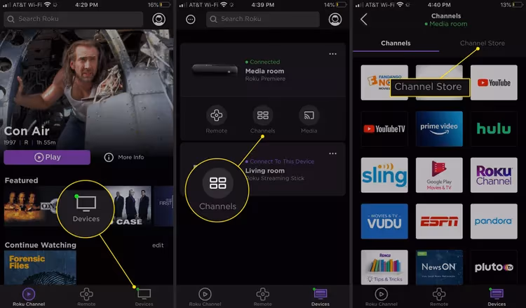 Add Channel From The Roku Mobile App 1