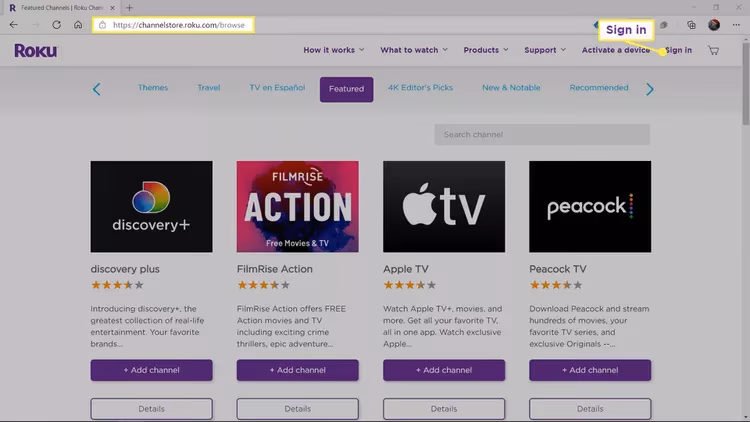 Get Peacock Tv From Roku Website 1