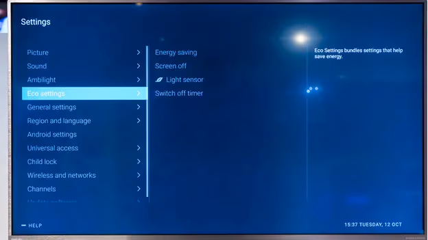 Philips Tv Energy Saving