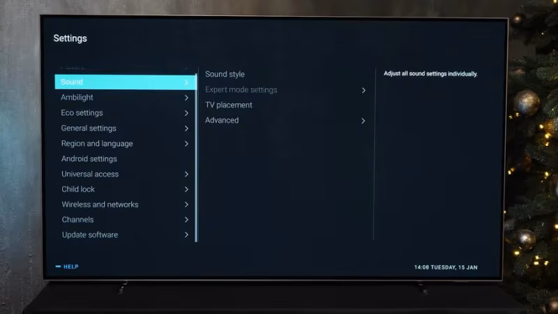 Philips Tv Verify Sound Settings