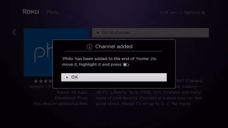 Philo On Roku 4
