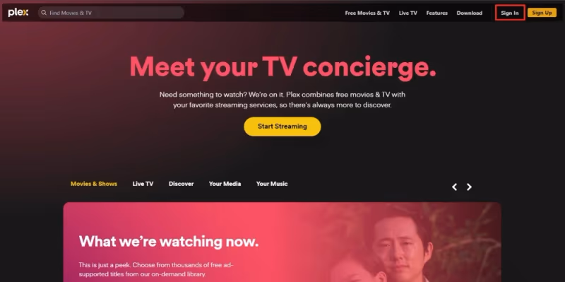 Access Plex Via Web App 1