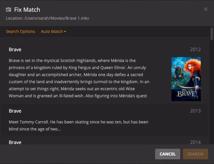 Plex Fix Match