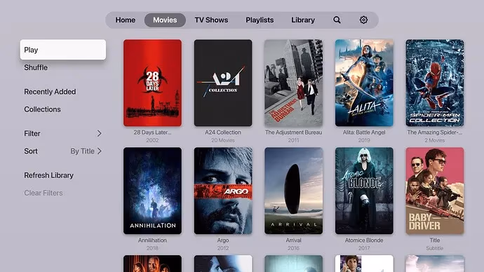 Infuse User Interface