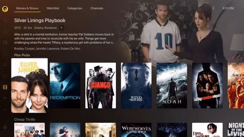 Plex User Interface