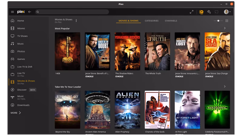 Plex Movies & Shows