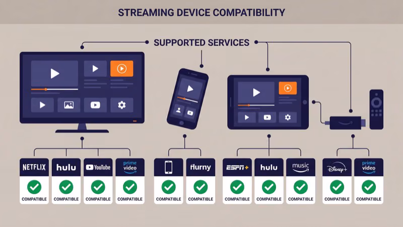 Pluto TV and Xumo Play supported device compatibility across smart TVs and streaming sticks