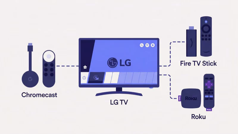 Roku Fire TV Stick and Apple TV streaming devices with native Red Bull TV app support