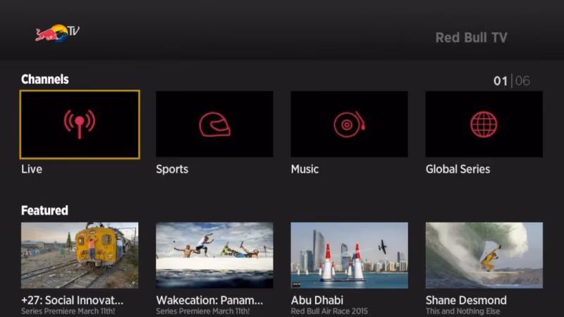 Red Bull Tv Content Library
