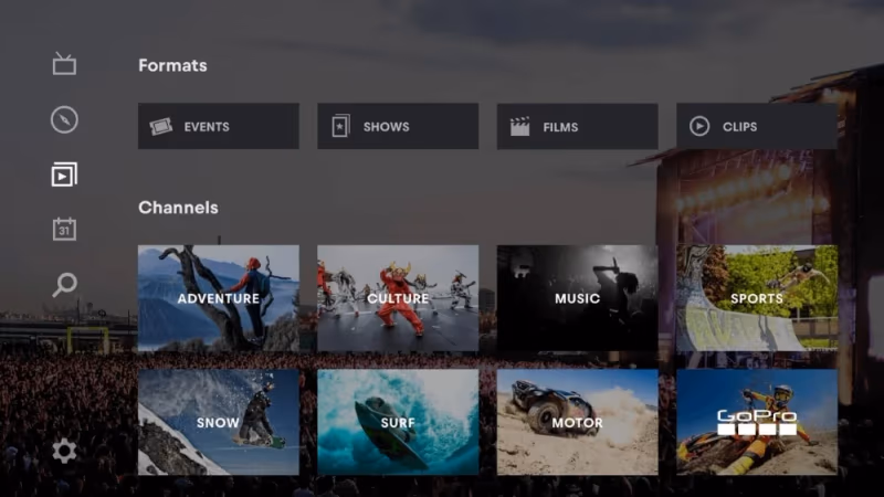 Red Bull Tv Filtering And Organization