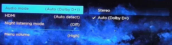 Switch To Stereo Audio Mode