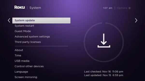 Update the Firmware of Your Roku TV 