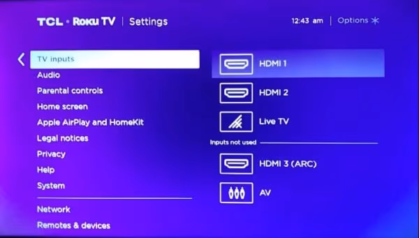 Check the Input Source of Your TV