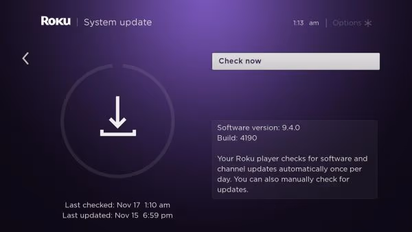 Update Roku