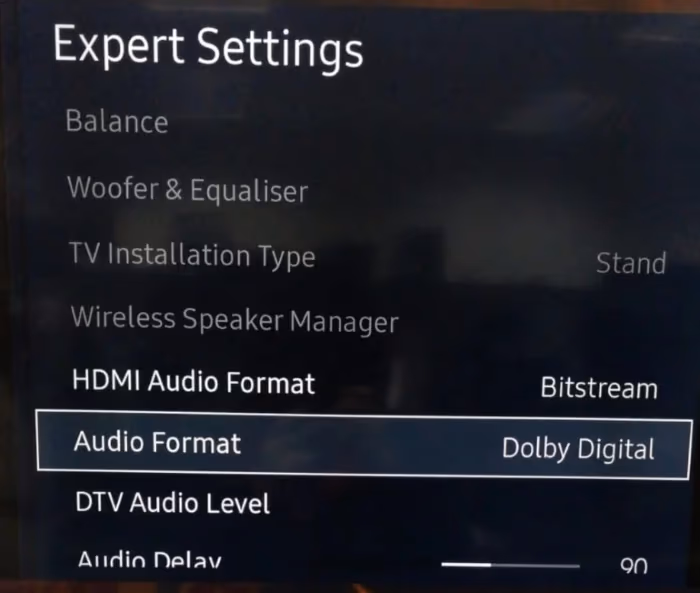Samsung Tv Dolby Digital