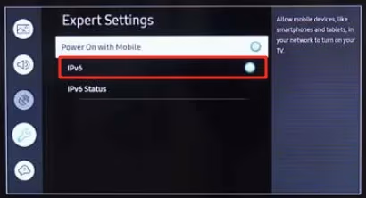 Samsung Tv Disable Ipv6