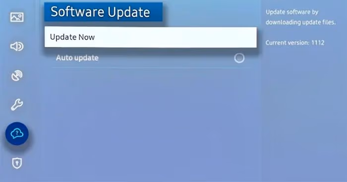 Update Now Samsung Tv