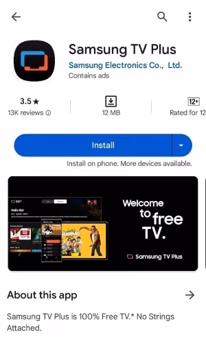 Samsung Tv Plus Google Play