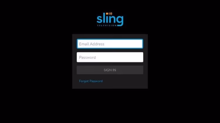 Sling Sign In