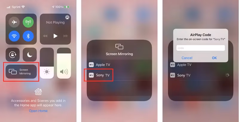 Iphone Screen Mirroring To Sony Tv