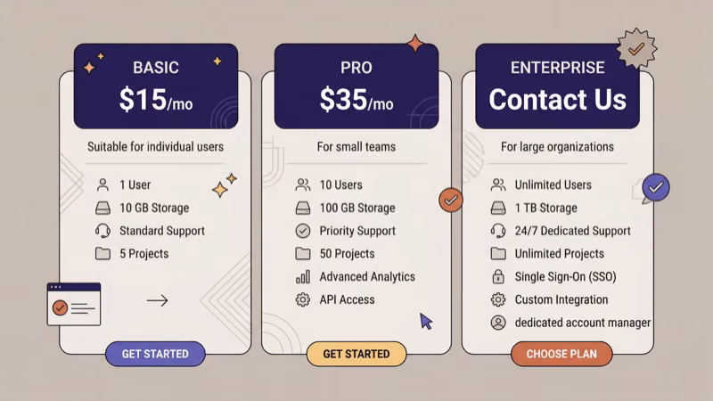 Subscription pricing tiers compared for premium channel packages