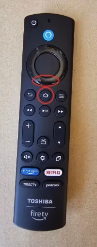 Toshiba Fire Tv Remote Home + Down