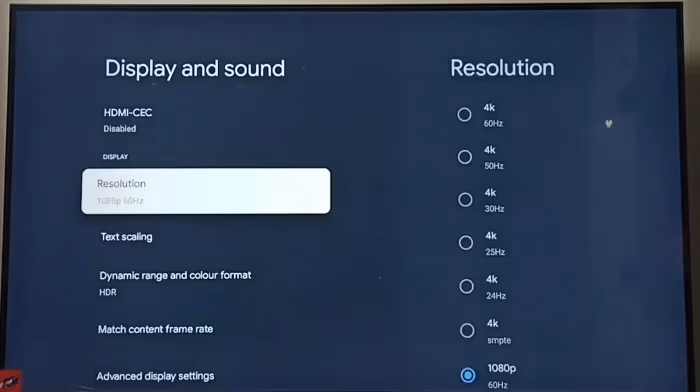 Toshiba Tv Output Resolution Settings