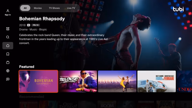 Tubi Tv Movie Library