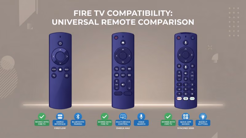 Universal remotes compared for Fire TV Stick compatibility