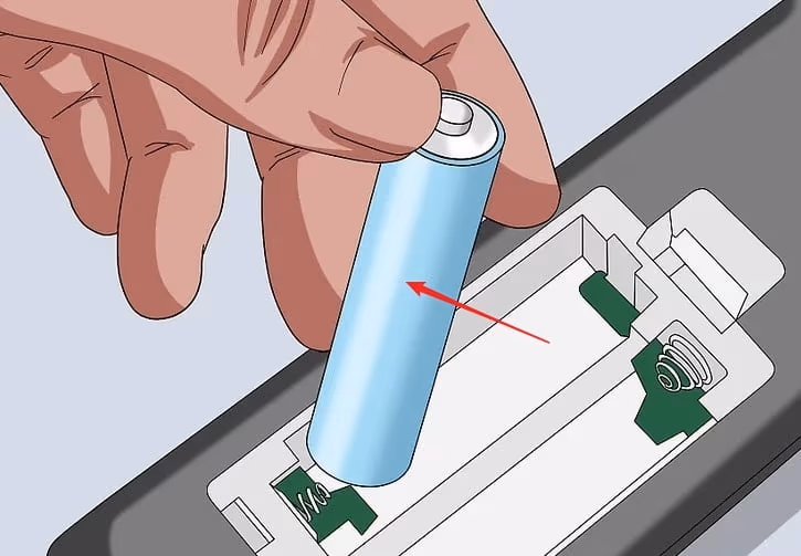 Check the remote batteries