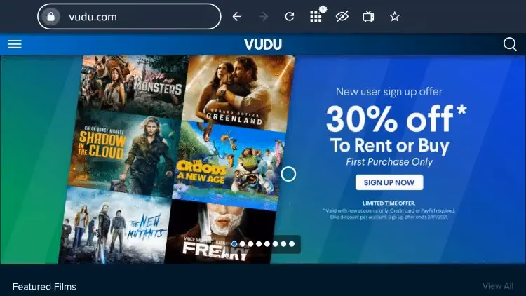 Watch Vudu Via Web Browser On Firestick 2