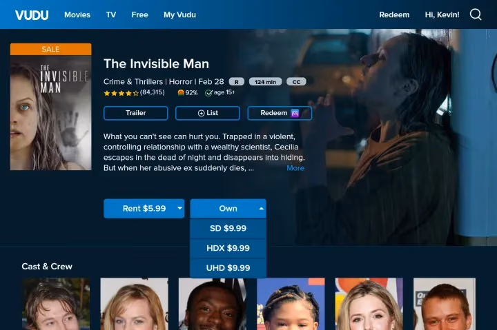 Vudu Pricing And Plans Purchases