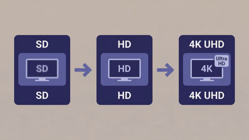 Vudu streaming quality tiers from SD to 4K UHD Dolby Vision